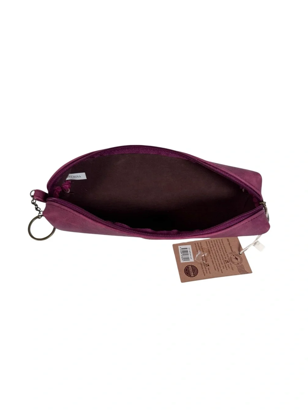 I Love AUS Kangaroo Australia Pencil Case Pouch Purple